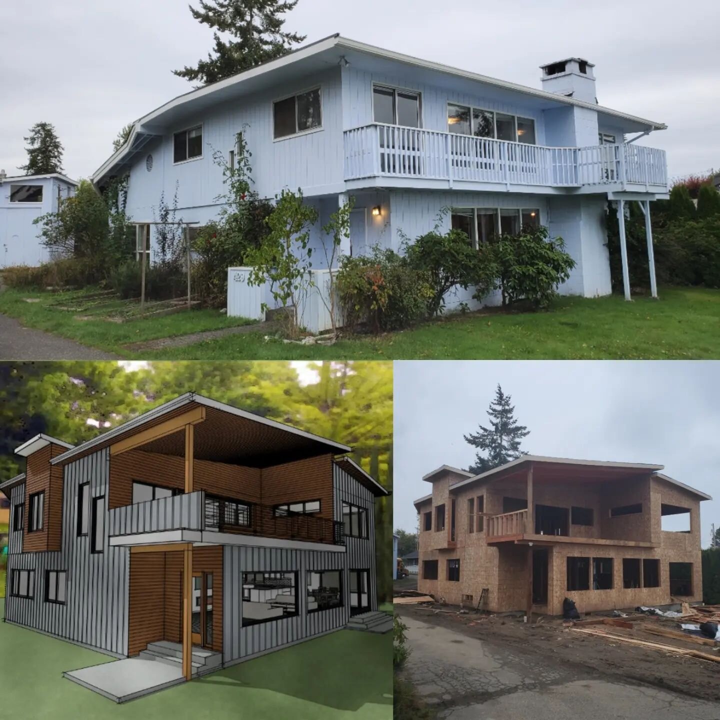 This project in Boston Harbor is progressing along quite nicely, thanks to @oysterbayconstruction. Gorgeous home with a gorgeous view (most of the year). Looking forward to seeing what @interiordimensionsnw cooks up for the exterior and seeing that a