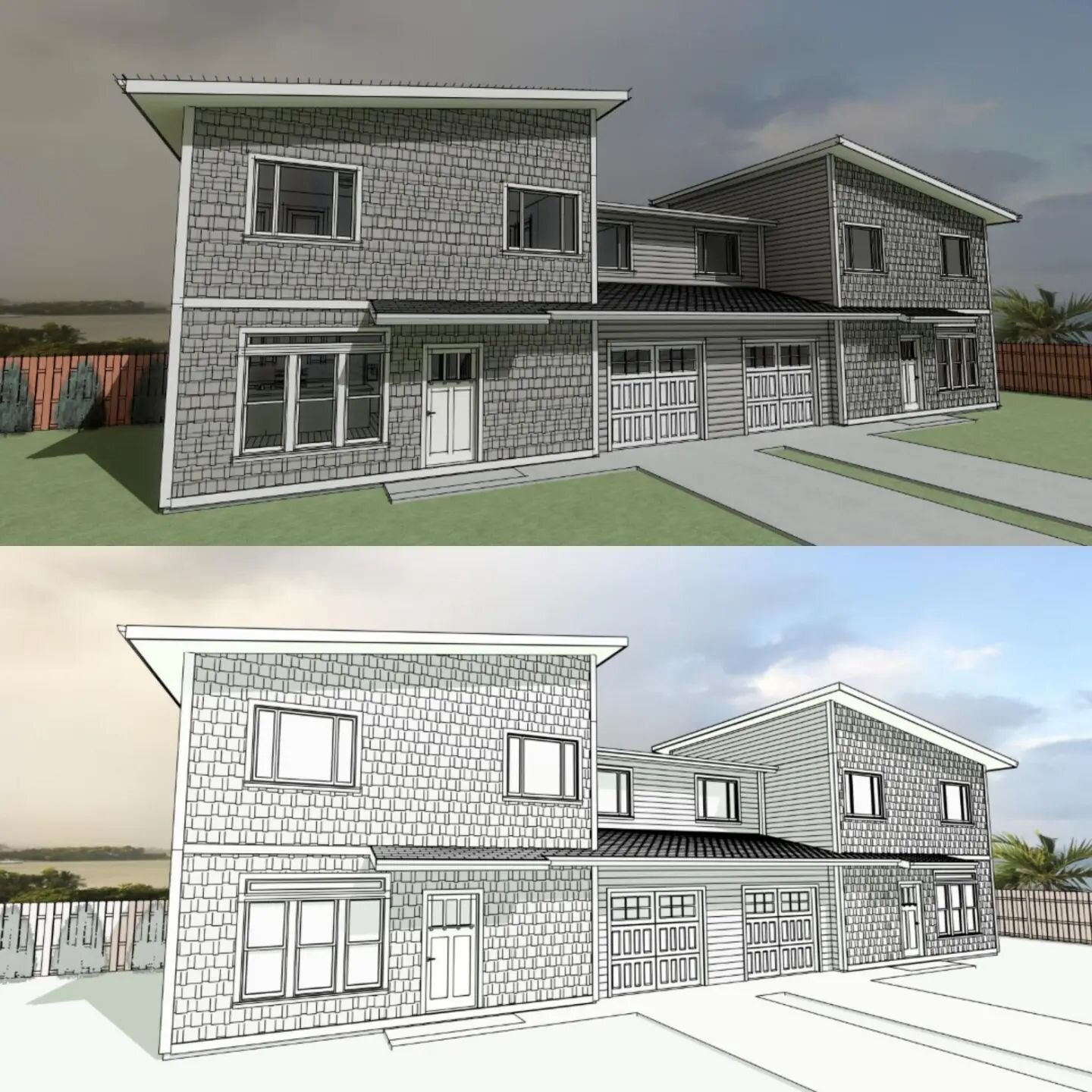 New set of duplexes out in Ocean Shores, Washington

#oceanshores #wabeaches #oceanshoreswa #duplex #duplexhouse #rentalproperty #3dmodeling #3dvisualization #homedesigns #architecture #design #chiefarchitect