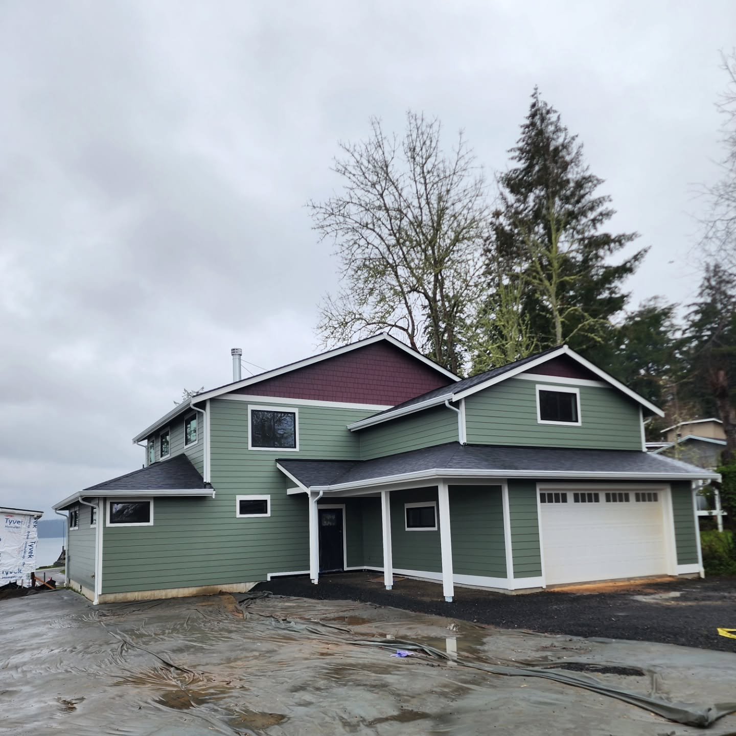 Stopped by to see the construction progress of one of our homes out in Boston Harbor. Coming along nicely - great work, @firstfinishersllc! Looking forward to seeing the finished home.

#olympiawa #olympia #homedesign #newconstruction #newconstructio
