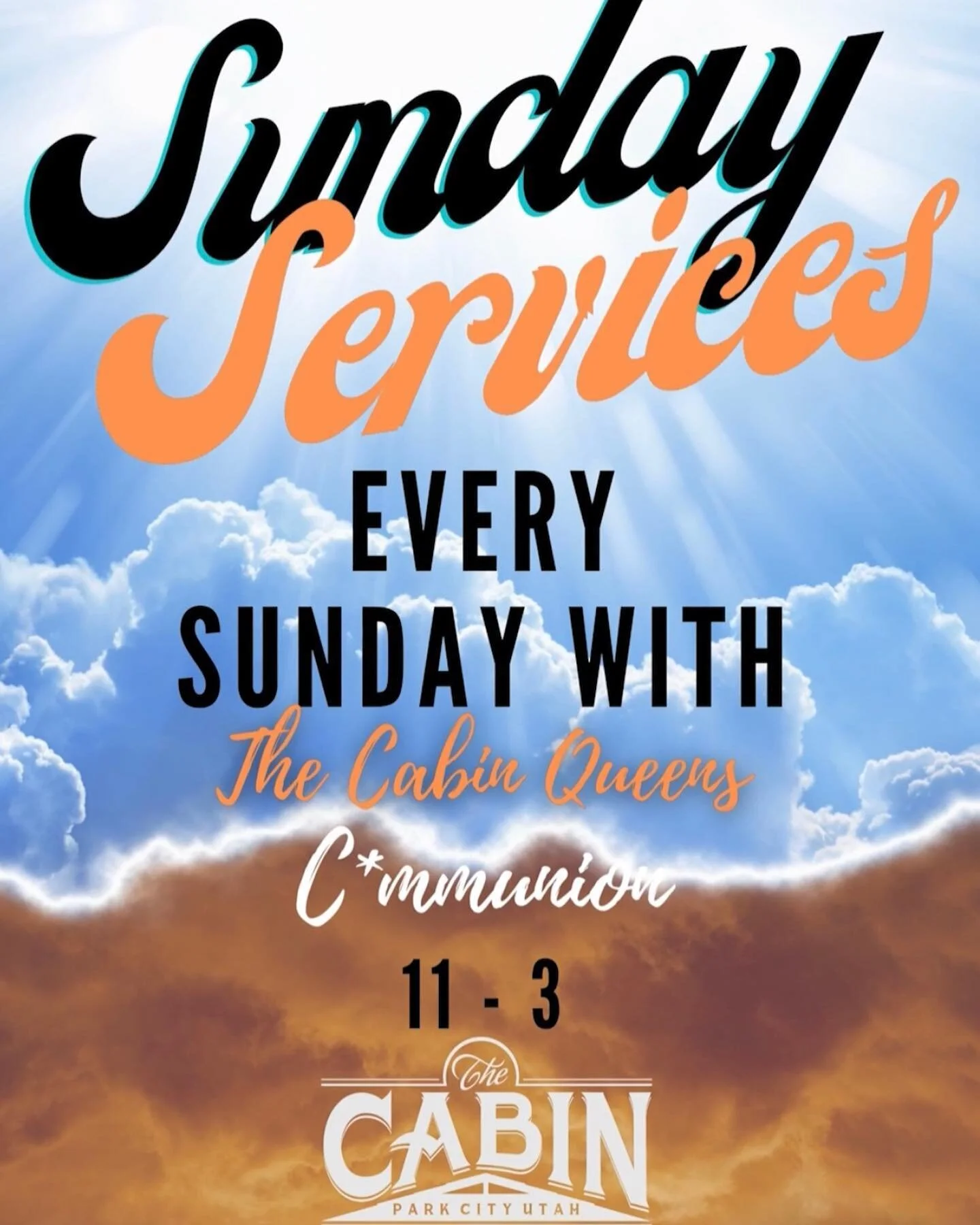 We&rsquo;ve got a mother of a show for you! 

Celebrate your mom, and any parental unit, this Sunday, May 9th, with @thecabinqueens for Sunday Service at @thecabinparkcity 

This week we have your hostess with the mostess  @analeekage , and our very 