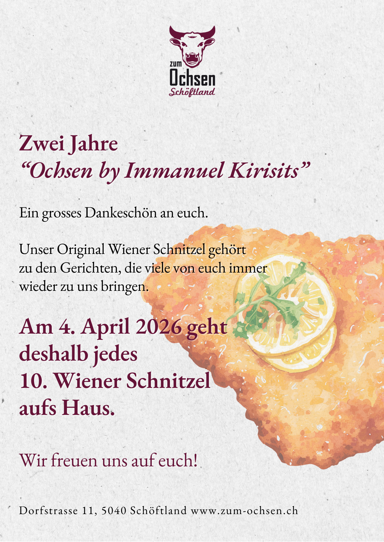 2. Jahre "Ochsen by Immanuel Kirisits"