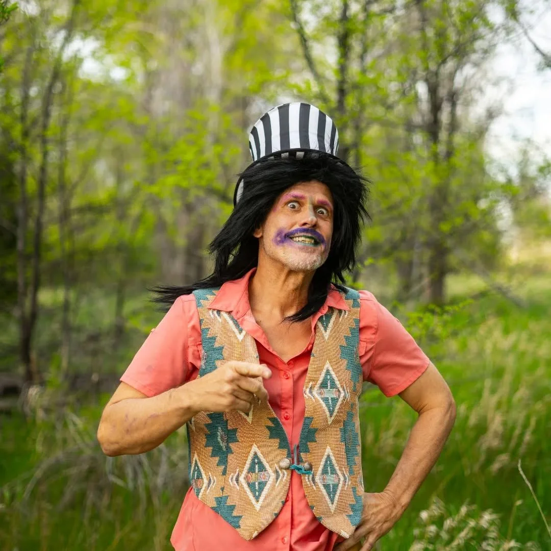 Meet Our Wonderland Duo!
We’re beyond excited to introduce two of the brilliantly bonkers hearts behind Colorado Wonderland: An Alice Experience!
🎩 Steven Dewey is stepping into the madness as our Mad Hatter—expect clever chaos, curious