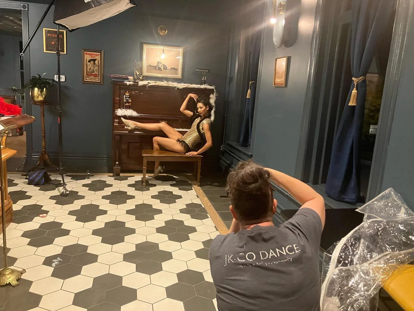 Behind the scenes! Exited to bring you our promo shots  of our growing cast by @mwirthphotography !