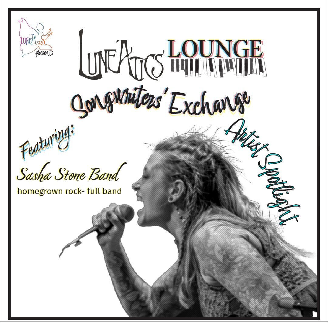 ✨ ARTIST IN THE SPOTLIGHT ✨
We are thrilled to feature Sasha Stone as one of our highlighted songwriters for the very first LuneAtics Lounge: Songwriters&rsquo; Exchange!

With a sound that blends soulful storytelling, raw emotion, and magnetic stage