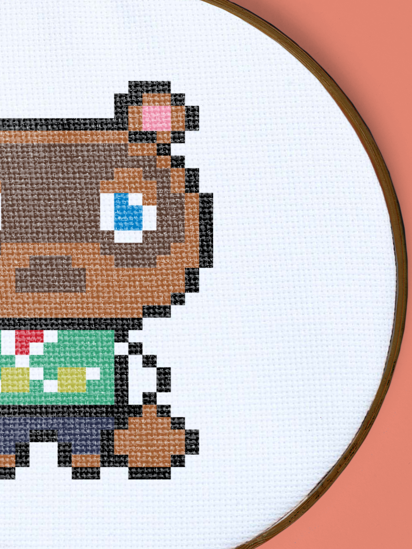 Rover Animal crossing cross stitch pattern embroidery pattern instant download PDF
