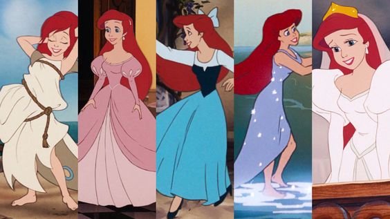 Ariel's Fashion Eras: The Little Mermaid's Many Dresses — The Disney  Classics