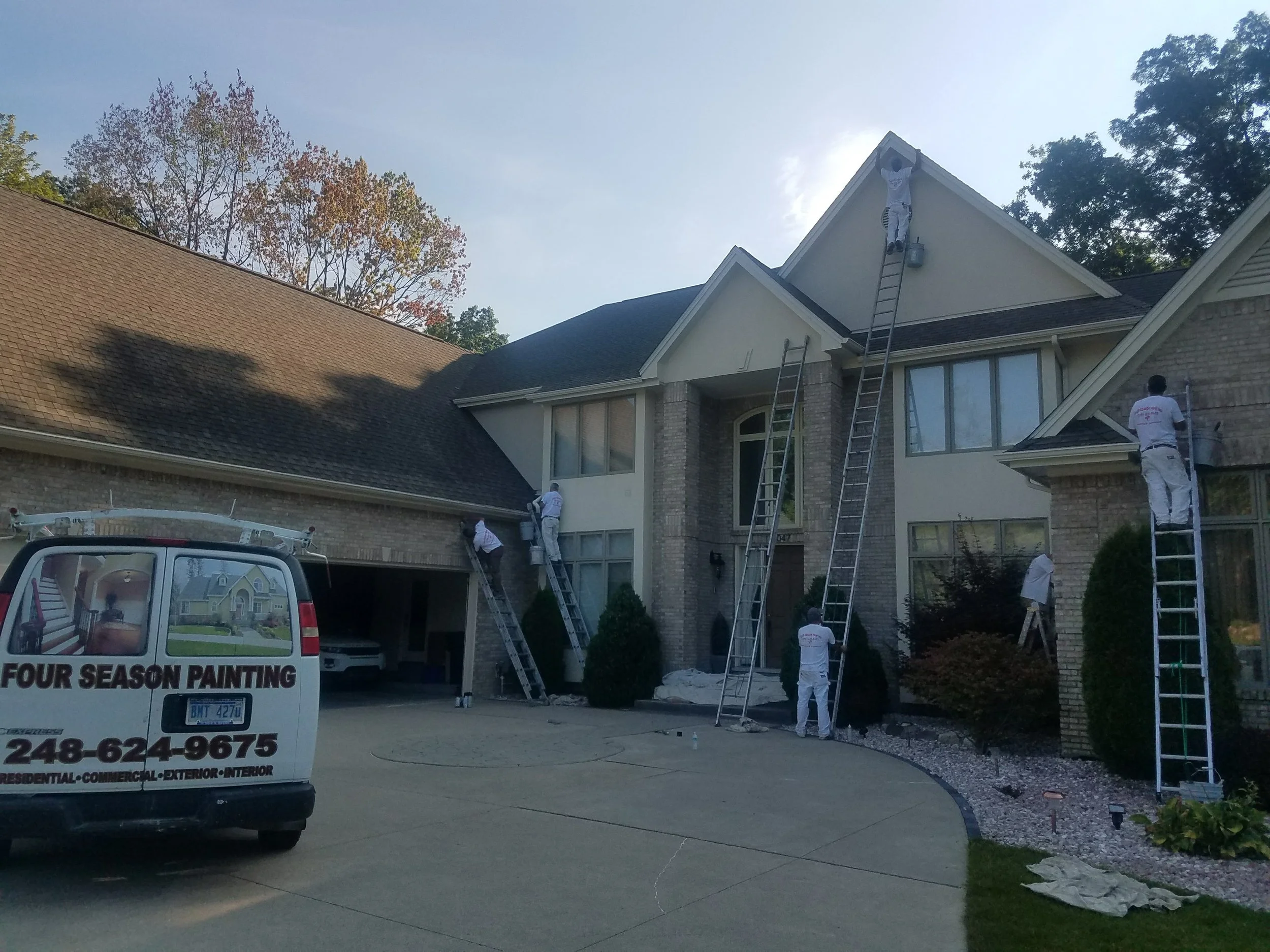 At Four Season Painting, Since - 1995 we have providing full - service exterior house painting in New Hudson, MI