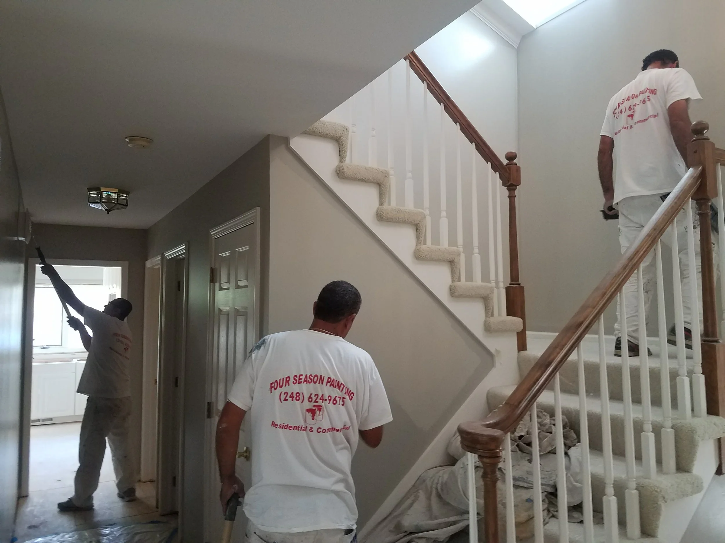 Four Season Painting specialized in interior and exterior house painting since 1995 , we provide affordable interior house painting in New Huson, MI we deliver top quality house painting to homeowners in New Hudson, MI