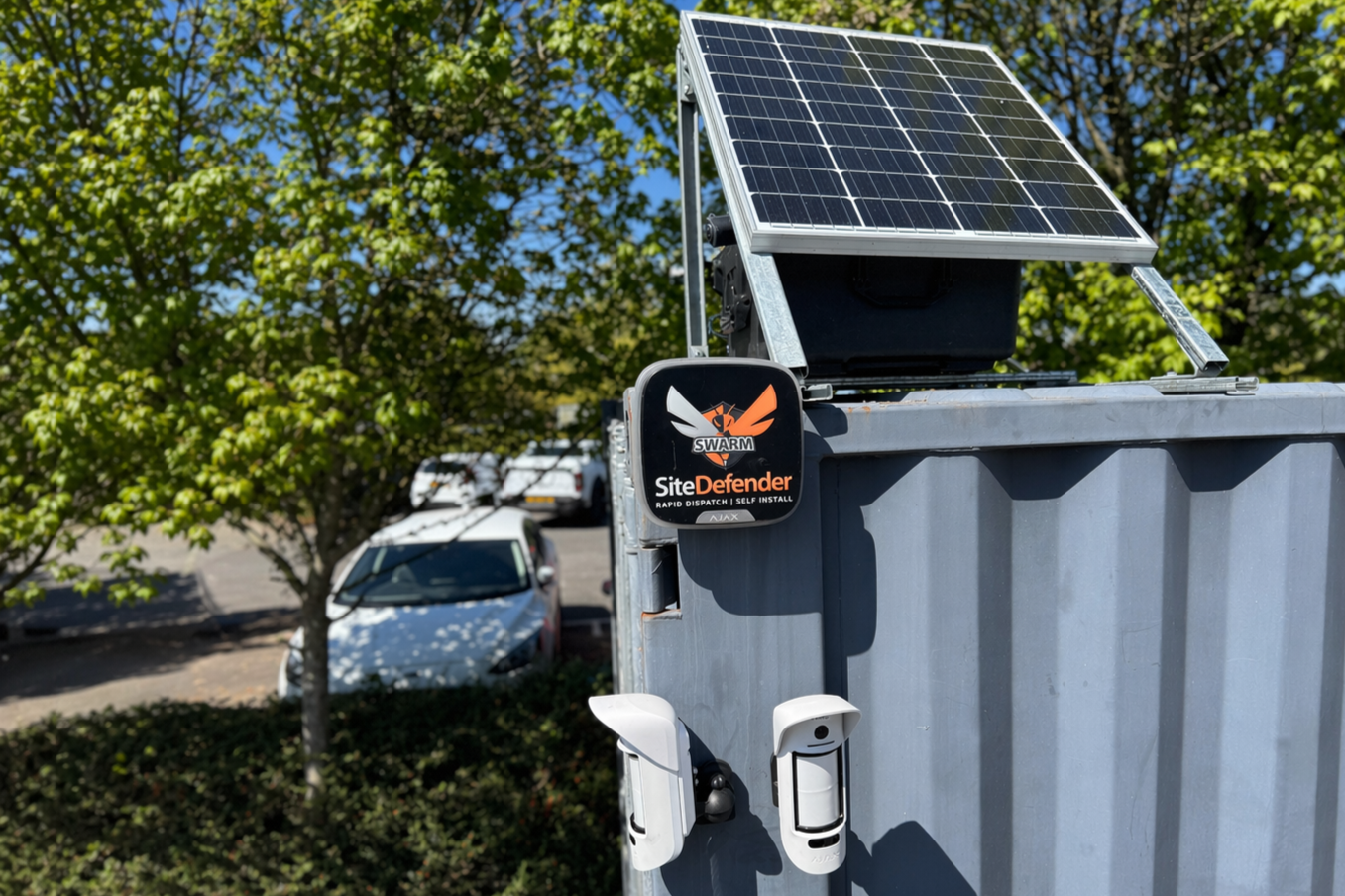 SiteDefender Solar SWARM Kit, Ajax Cameras and Solar Panel