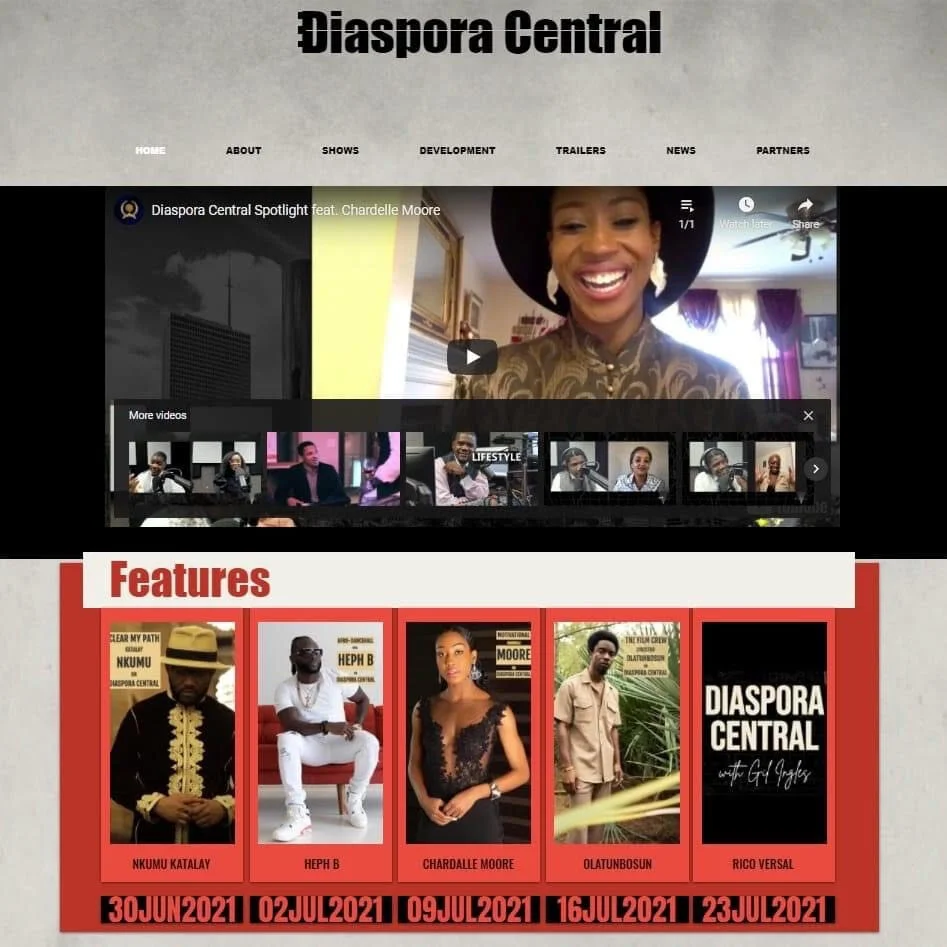 DIASPORA CENTRAL EXCLUSIVE INTERVIEW WITH CHARDELLE MOORE 