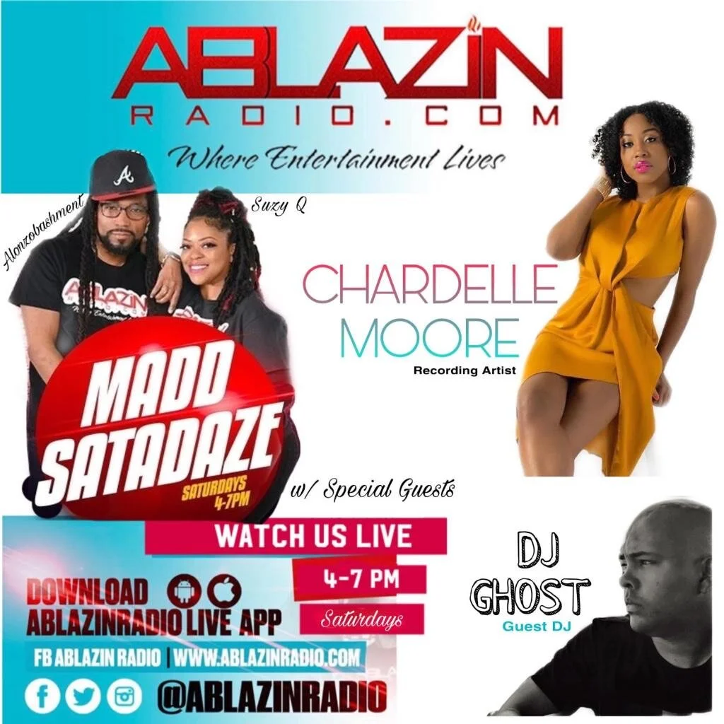 ABLAZIN RADIO EXCLUSIVE INTERVIEW WITH CHARDELLE MOORE
