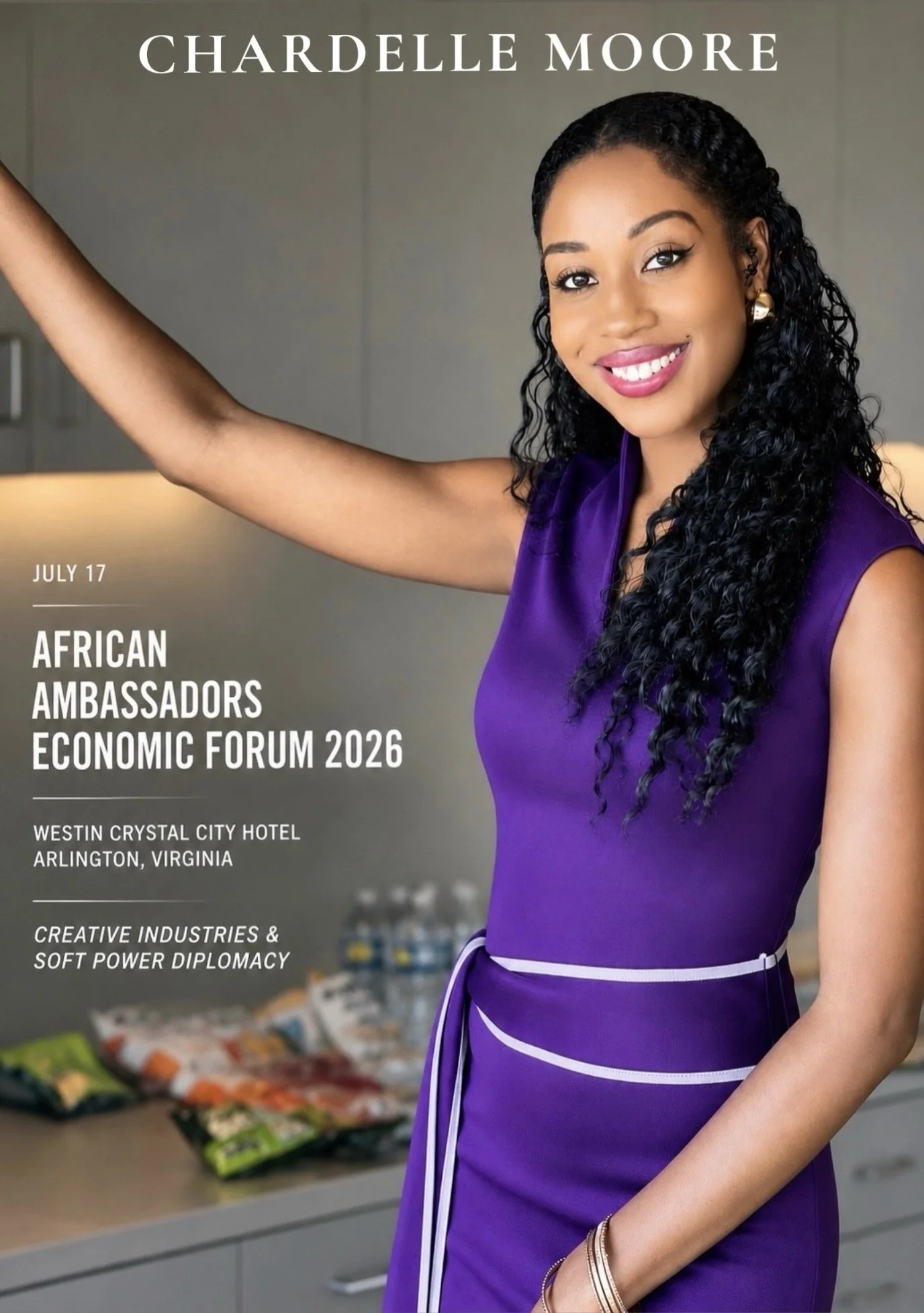 Chardelle Moore to Speak at African Ambassadors Economic Forum 2026