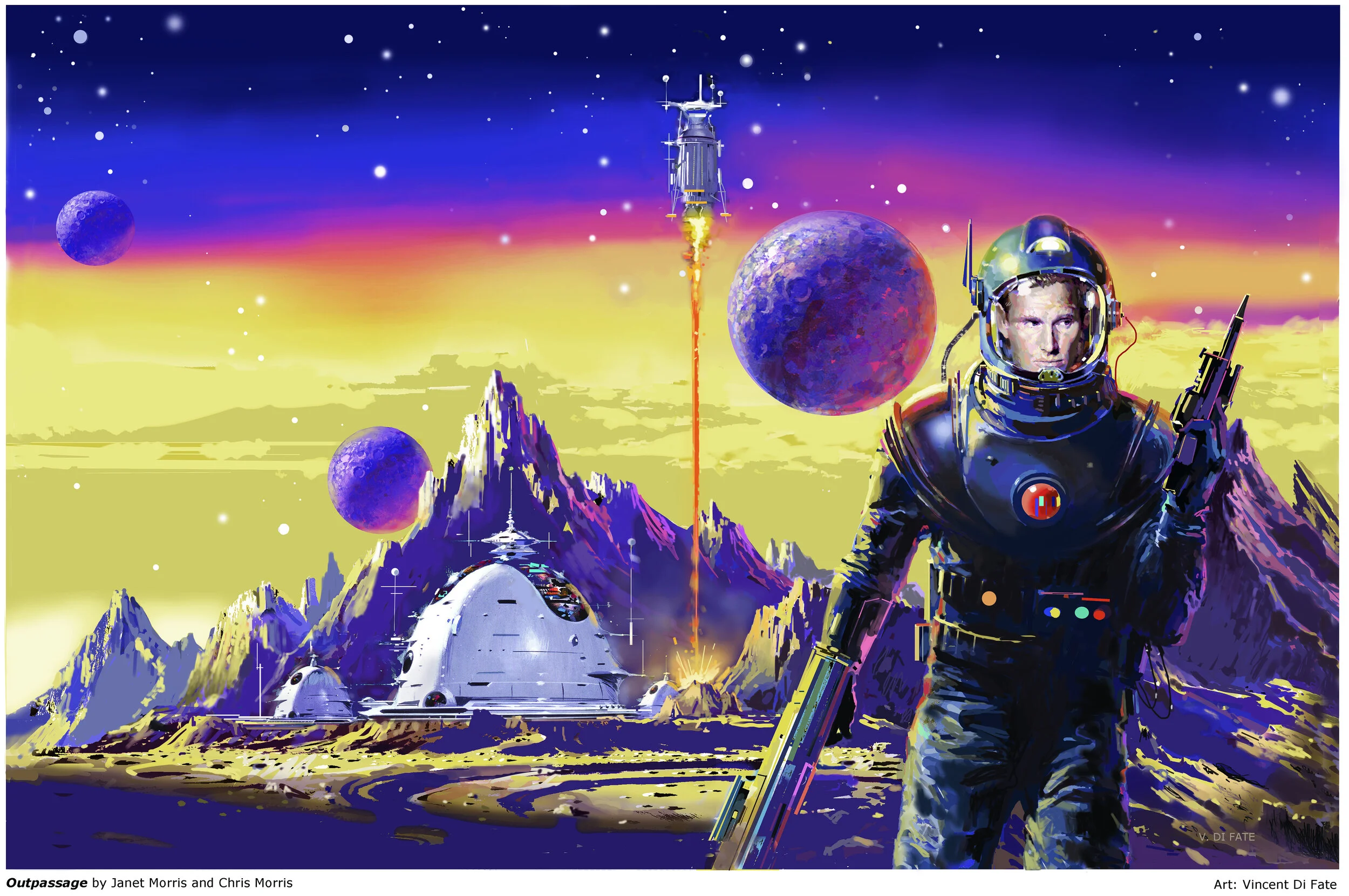 Iconic SciFi illustrator and painter Vincent Di Fate — Bleeding