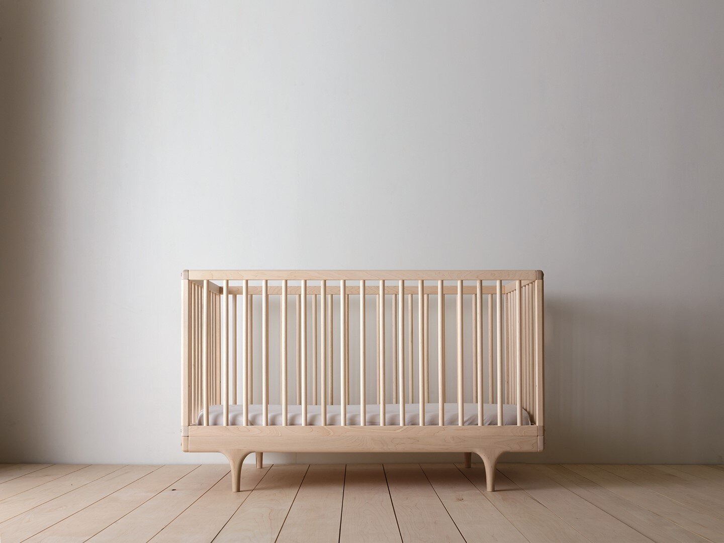 Finally selected the crib for our #Tribeca Nursery!  Love the natural wood tones and design of this one by @kalonstudios ...More on the design and why I chose this crib on the blog, link in bio!⁠
⁠
image via @kalonstudios