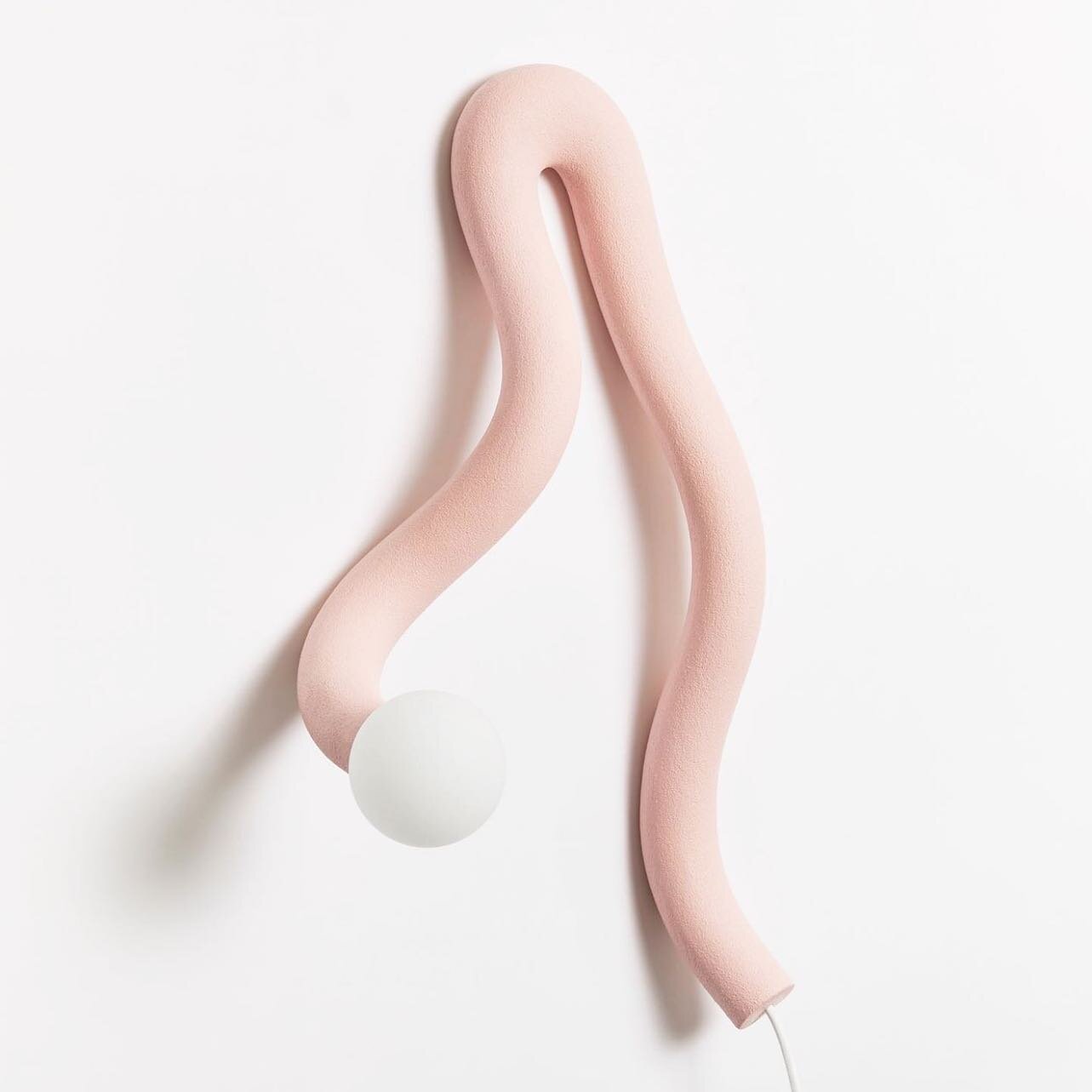 Researching fun accents for the nursery like this sconce that feels like sculpture by @adorno.design ✨