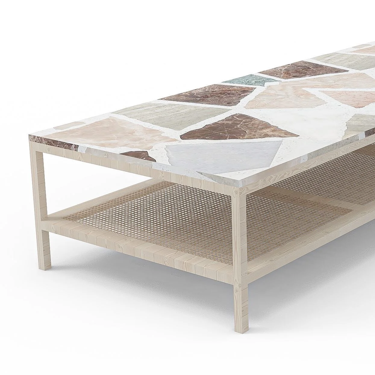 New custom coffee table for the #aframe ...more in stories ✨