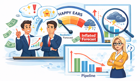 The "Happy Ears" Epidemic: Why Your Sales Forecast is a Lie