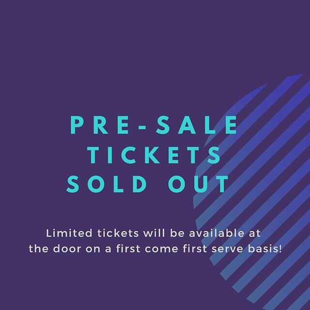 We are SOLD OUT a little early for our pre-sale tickets for tomorrow&rsquo;s pop-up event. We will have LIMITED tickets for sale at the door on a first come first serve basis for $45+fees. Thank you and we look forward to seeing you tomorrow!
#wimbew