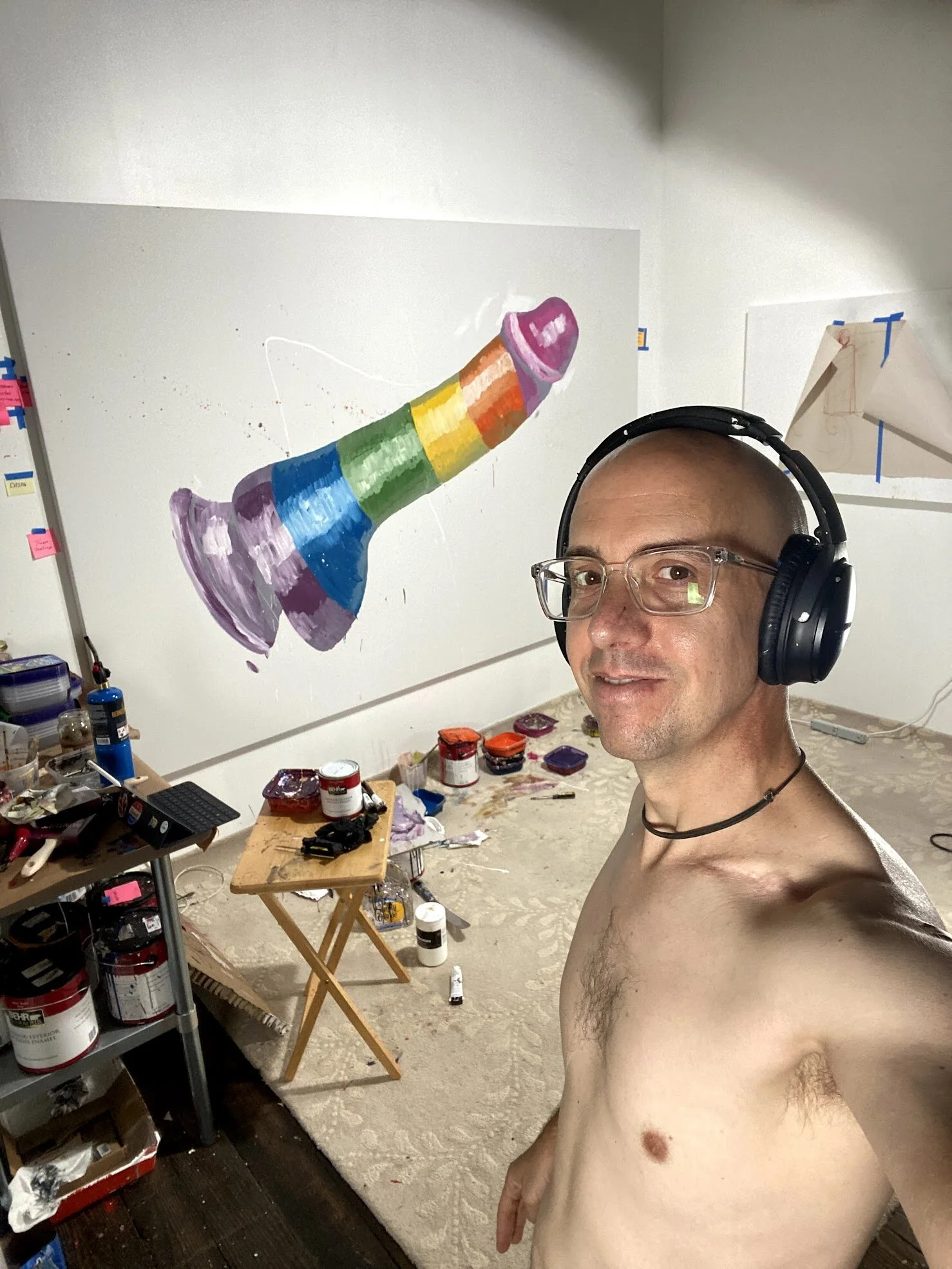 Samantha and the Rainbow Dildo