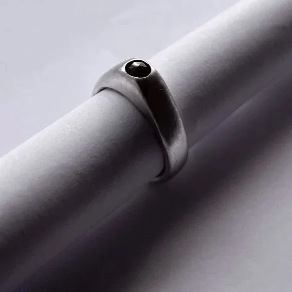  Onyx set in sterling silver 
