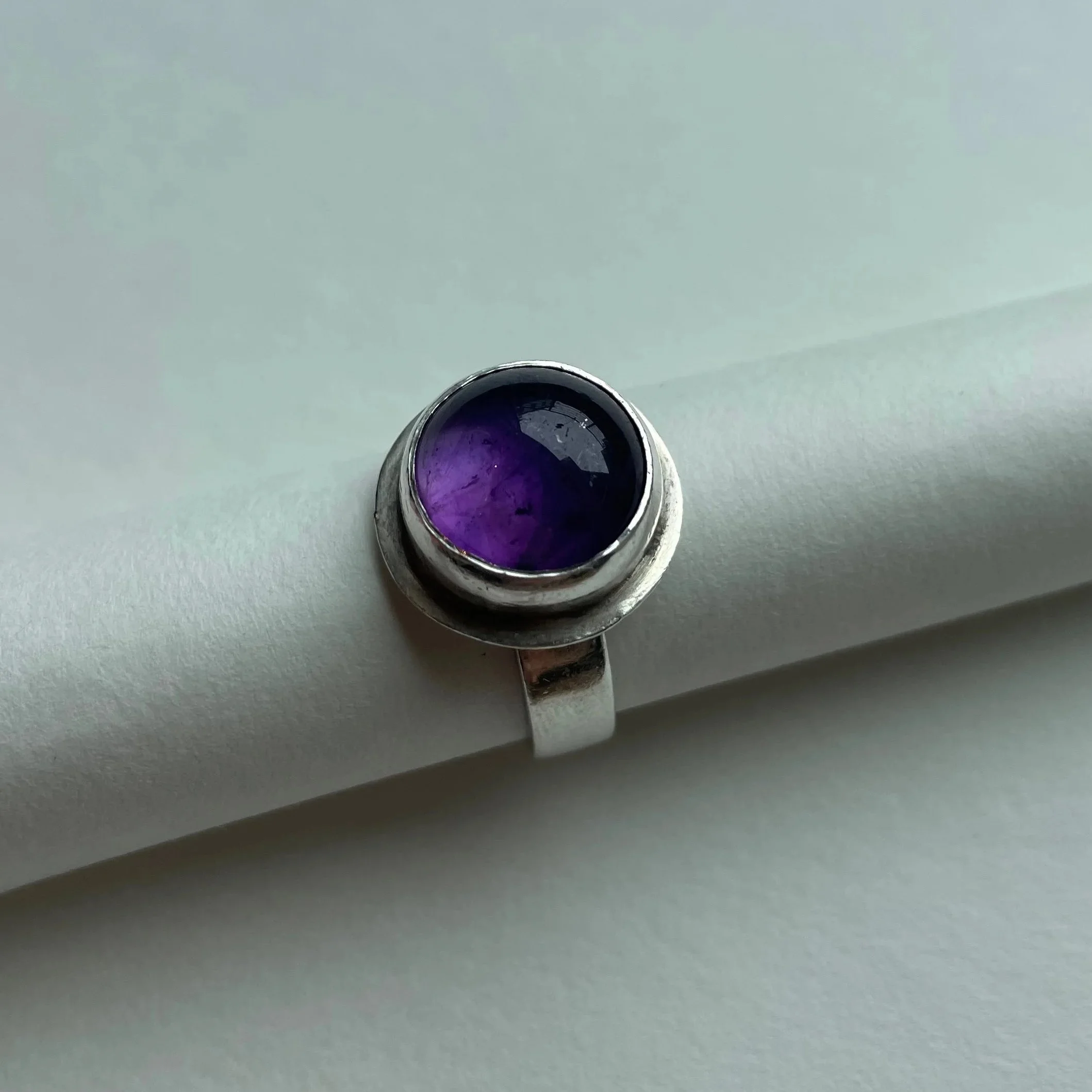  Amethyst set in sterling silver 