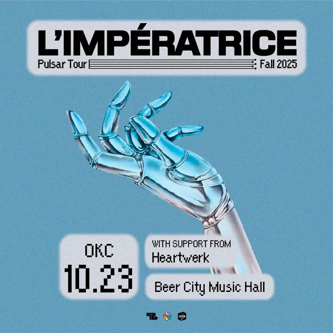 Super hyped to be supporting @l.imperatrice at @beercityokc October 23rd! 
Grab tix now!