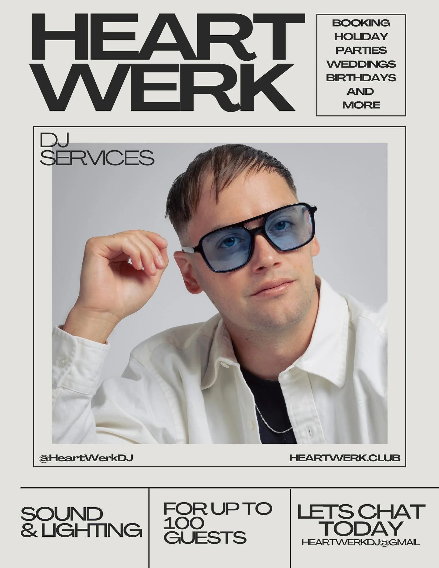 The holidays are coming up and I know you need a DJ for your companies Christmas party 😎