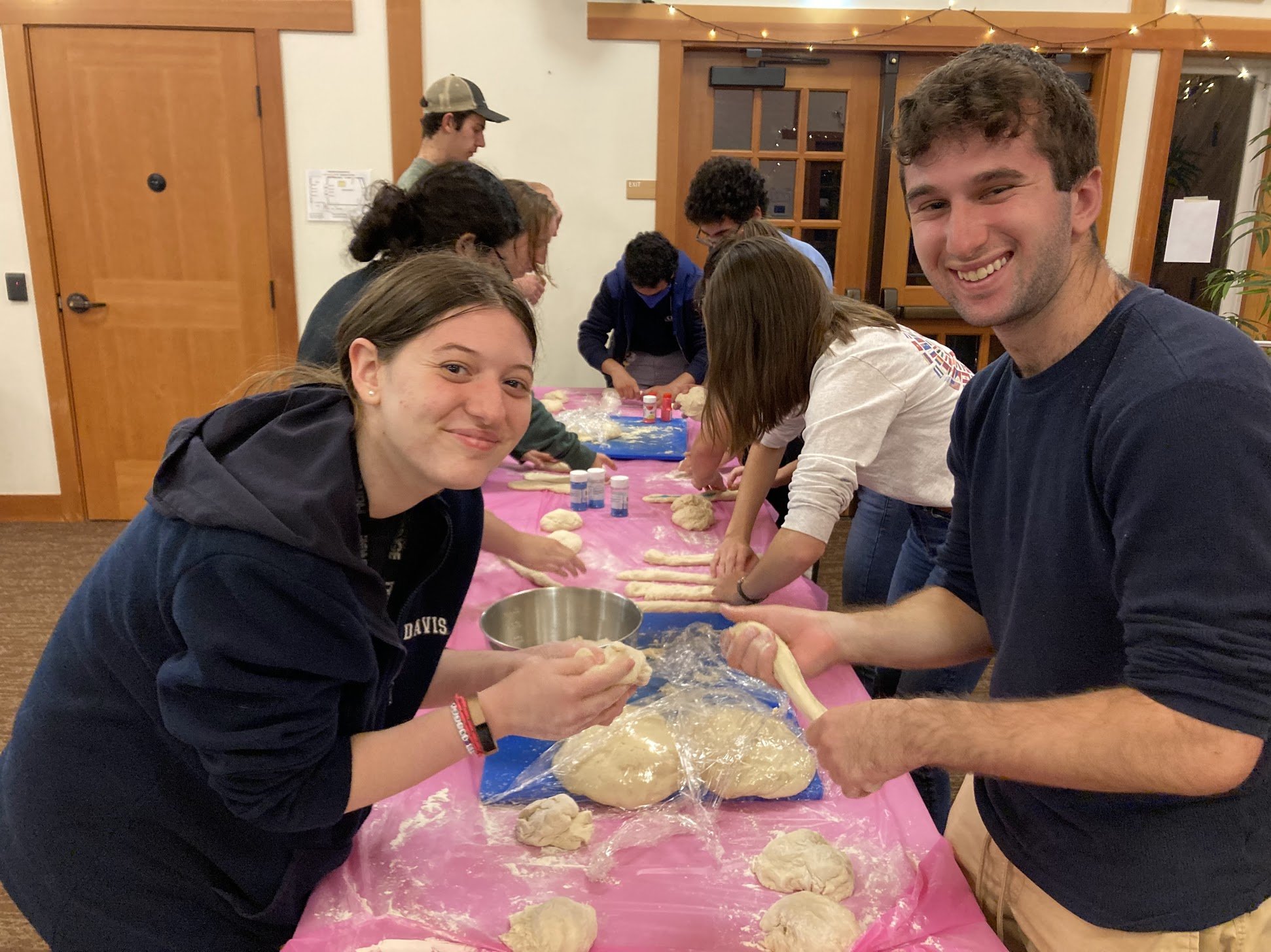 Pink Challah Baking for Breast Cancer Awareness