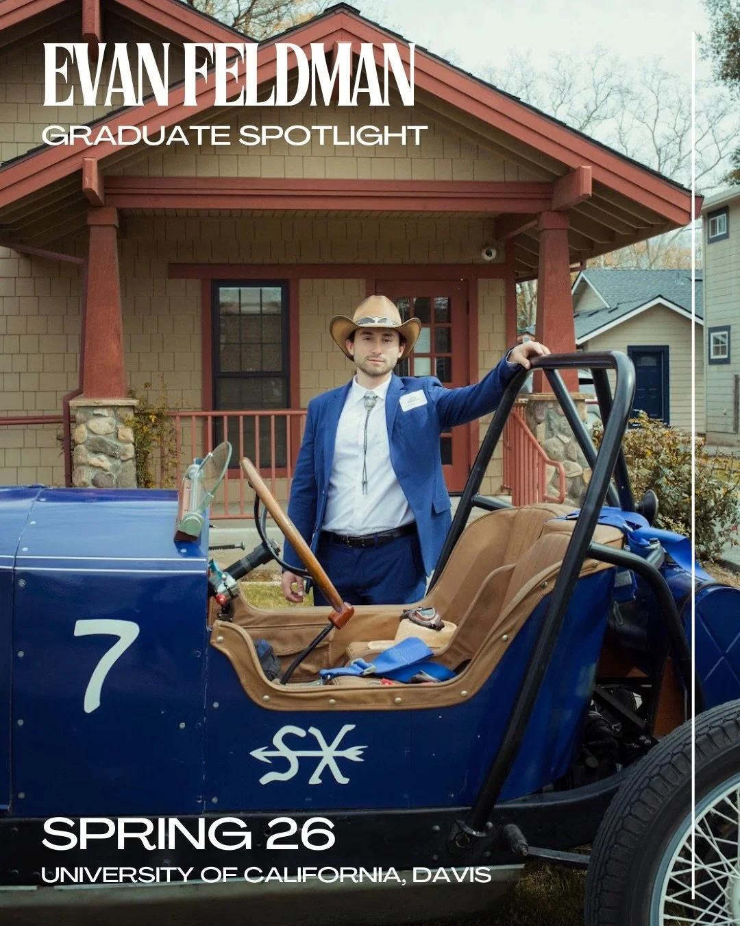 Today we&rsquo;re highlighting Evan! ☀️
Evan shared that serving as Hillel Student Board President has been one of the most meaningful parts of his college experience. Through planning events and leading fellow student leaders, he helped create fun, 