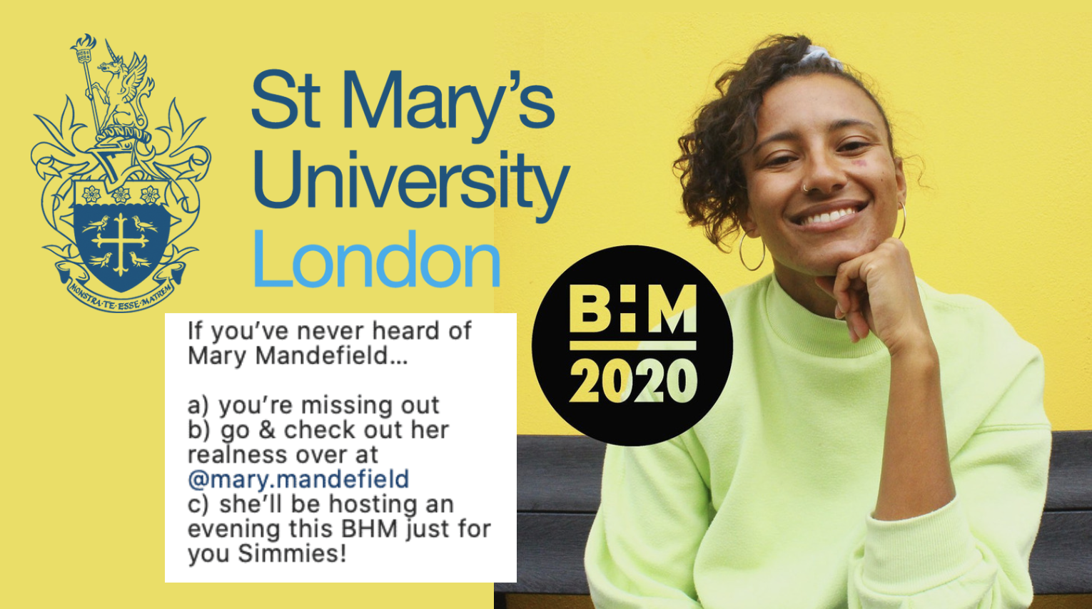 I spoke to students at St Mary’s University on race, modern activism and the celebrations of Black British history.