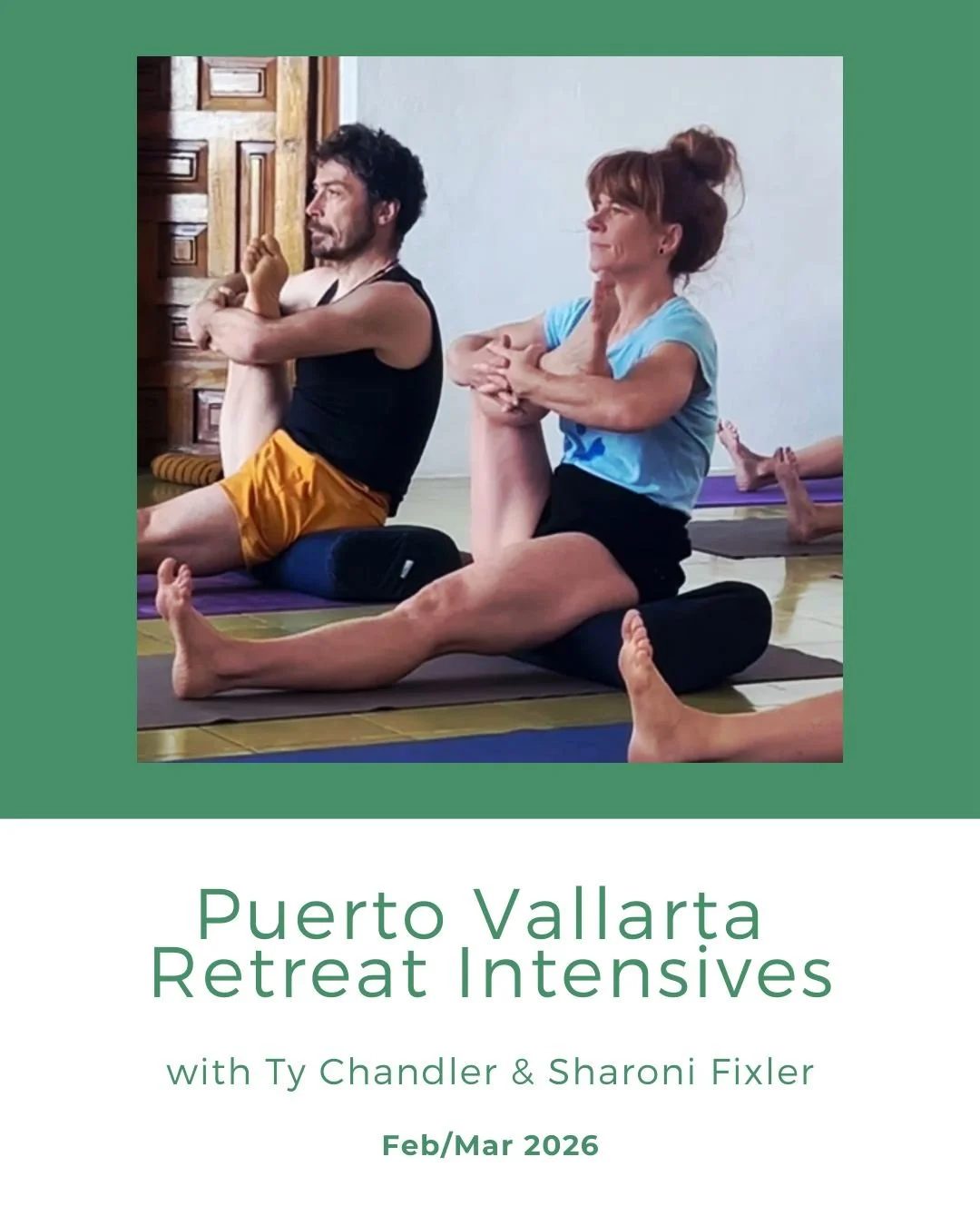 Puerto Vallarta Retreat Intensives with Ty Chandler &amp; Sharoni Fixler✨

🔗Link in bio to learn more

🌴🌞 Join us for one or two weeks.
📅 Week 1: Restoration, Recuperation &amp; Foundations
Monday, February 23 - Saturday, February 28
📅 Week 2: L