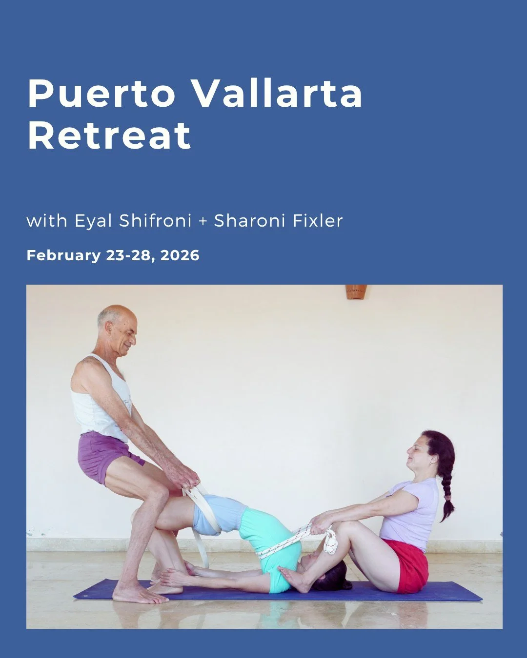 Puerto Vallarta Retreat  with Eyal Shifroni &amp; Sharoni Fixler✨

🔗 Link in bio to learn more

🌴🌞 Join Eyal Shifroni and Sharoni Fixler in the heart of Puerto Vallarta, Mexico for an immersive exploration of yoga through meditation, asana, pranay