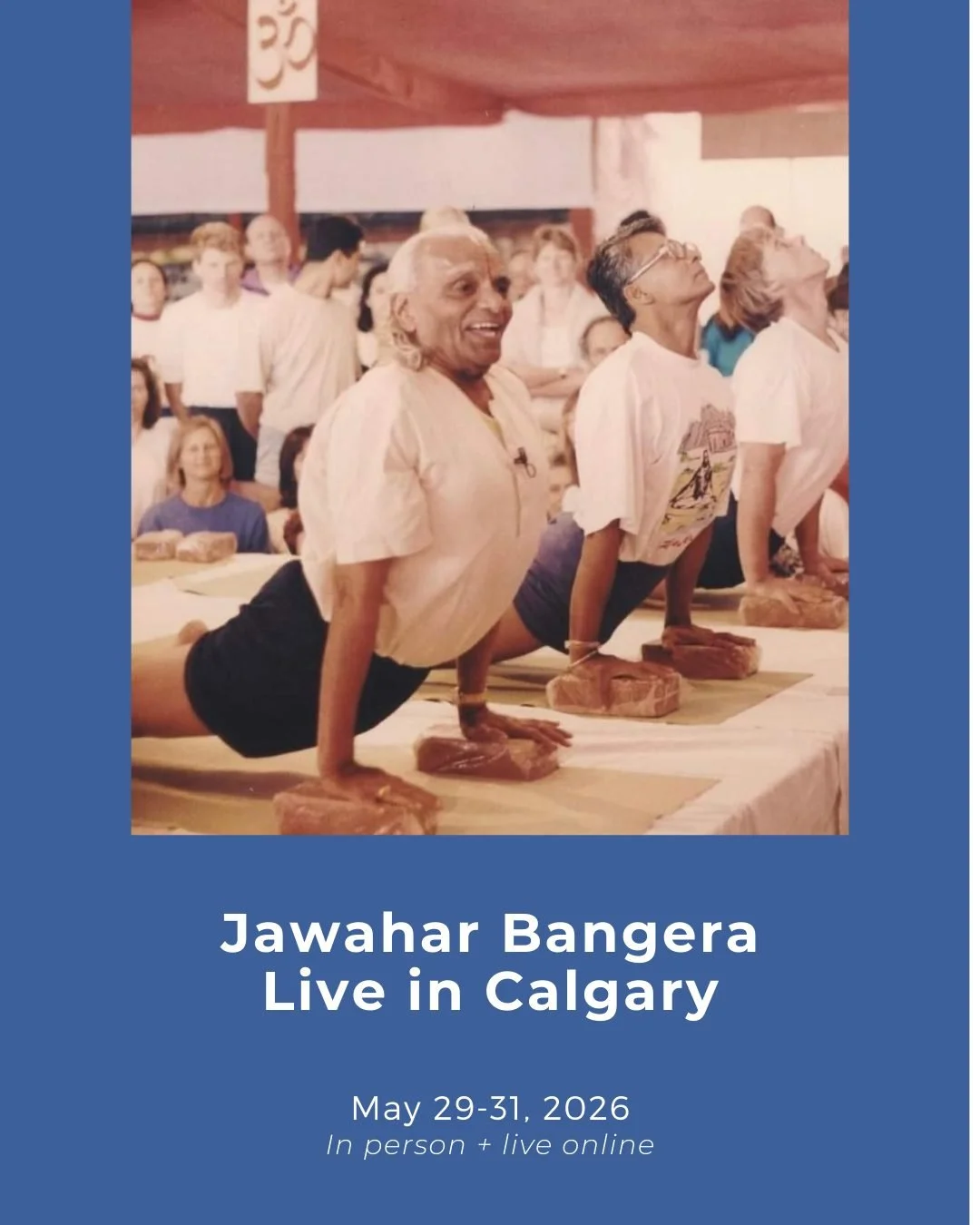 Jawahar Bangera Live in Calgary Spring 2026

A rare opportunity to study with an expert teacher who has masterful insights into practice techniques and its principles. Jawahar will explore how the practice touches the various layers of a human being 