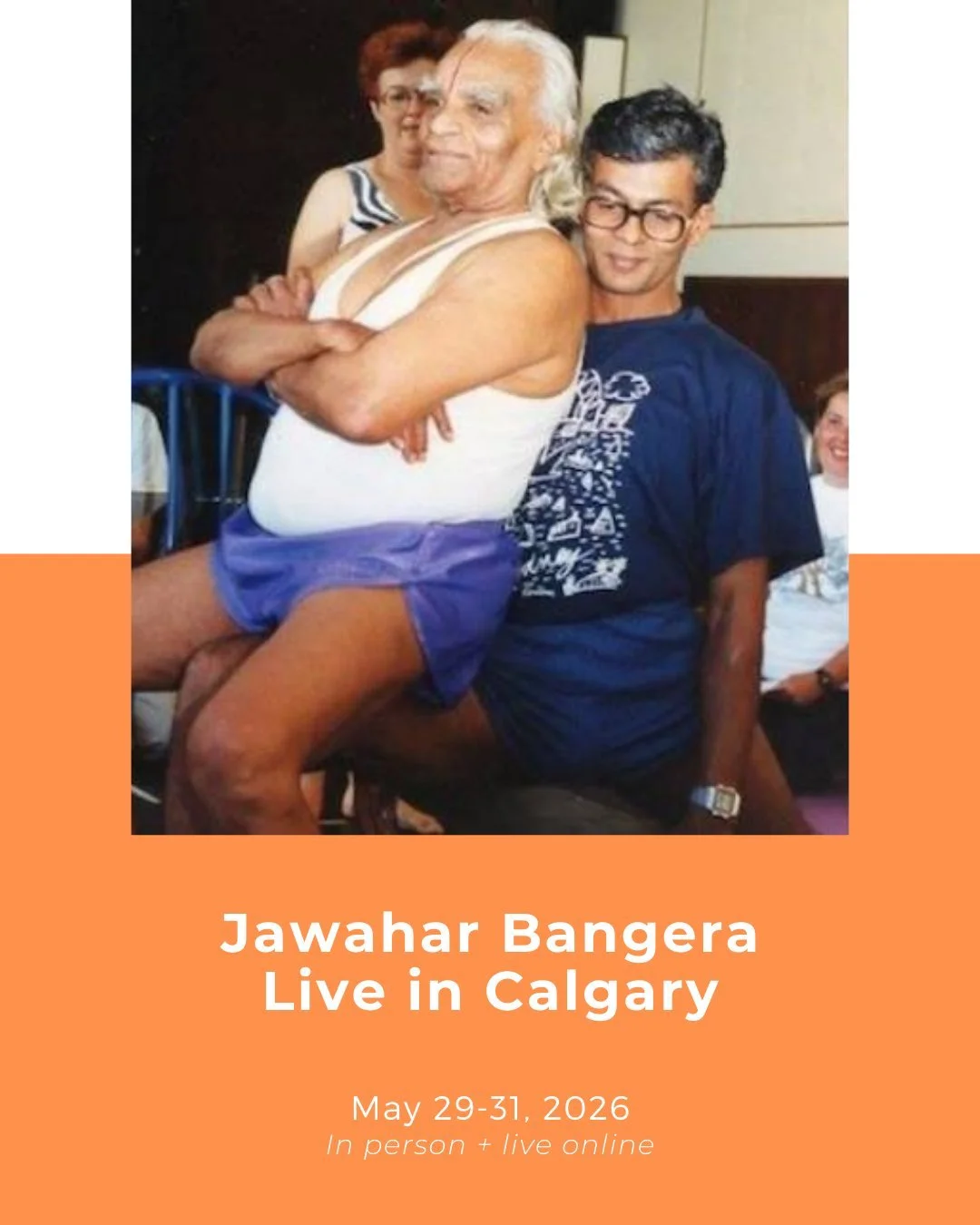 Jawahar Bangera Live in Calgary Spring 2026

A rare opportunity to study with an expert teacher who has masterful insights into practice techniques and its principles. Jawahar will explore how the practice touches the various layers of a human being 