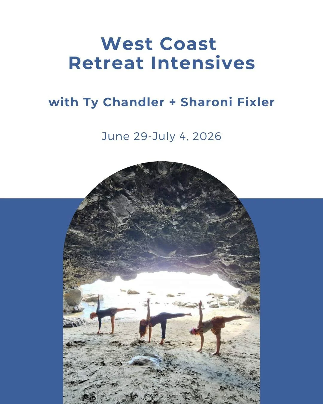🪷 West Coast Retreat Intensive with Ty Chandler + Sharoni Fixler 🌊

Next summer you're invited to join senior teachers Ty Chandler and Sharoni Fixler for a transformative week of practice with the back drop of the west coast's natural beauty to unp