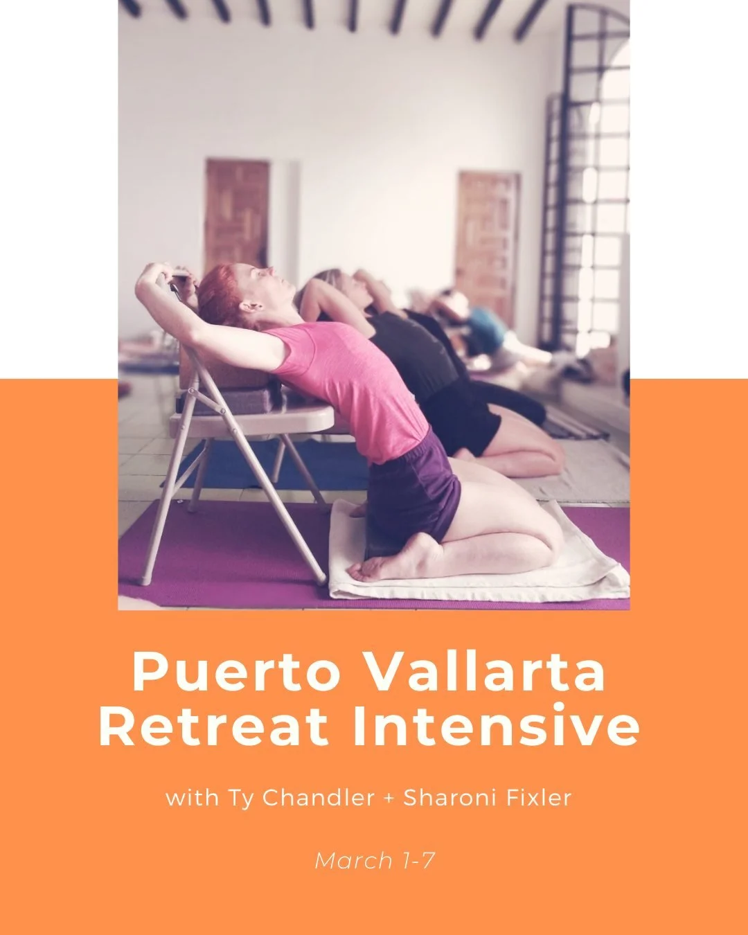 Puerto Vallarta Retreat Intensive with Ty Chandler &amp; Sharoni Fixler✨

🔗 Learn more via our IG bio link 

🌴🌞 Join us for Level 2-3-4 Practice Intensive
Monday, March 2 - Saturday, March 7

Experience the transformation 🦋
Sustained practice, se