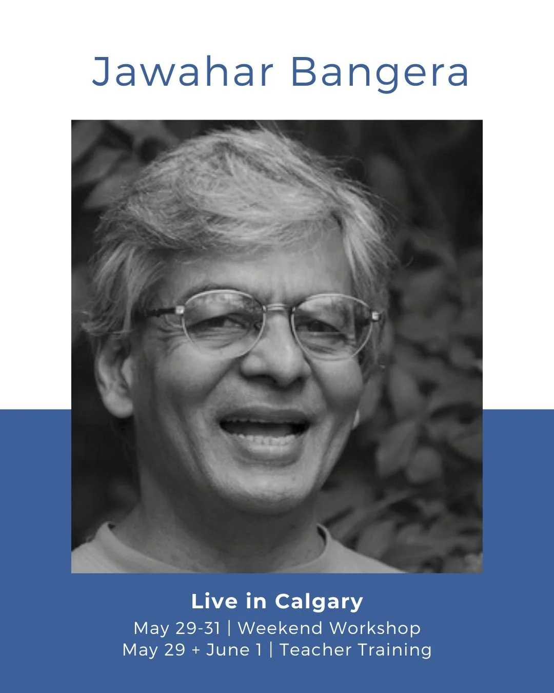 Jawahar Bangera Live in Calgary Spring 2026

A rare opportunity to study with an expert teacher who has masterful insights into practice techniques and its principles. Jawahar will explore how the practice touches the various layers of a human being 