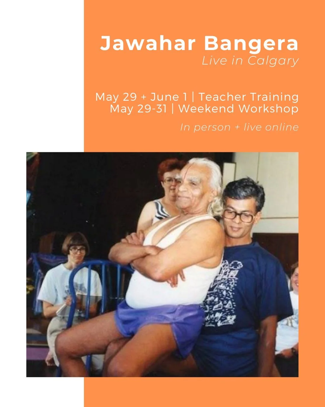 Jawahar Bangera Live in Calgary Spring 2026

A rare opportunity to study with an expert teacher who has masterful insights into practice techniques and its principles. Jawahar will explore how the practice touches the various layers of a human being 