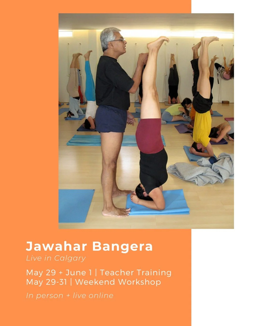 Jawahar Bangera Live in Calgary Spring 2026

A rare opportunity to study with an expert teacher who has masterful insights into practice techniques and its principles. Jawahar will explore how the practice touches the various layers of a human being 