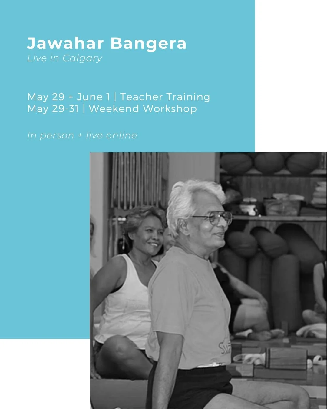 Jawahar Bangera: Yoga from the Source 🌱

A devoted student and close disciple of B.K.S. Iyengar since 1969, Jawahar Bangera will be sharing the wisdom of a life immersed in one of the world&rsquo;s most precise and refined traditions.

The weekend w