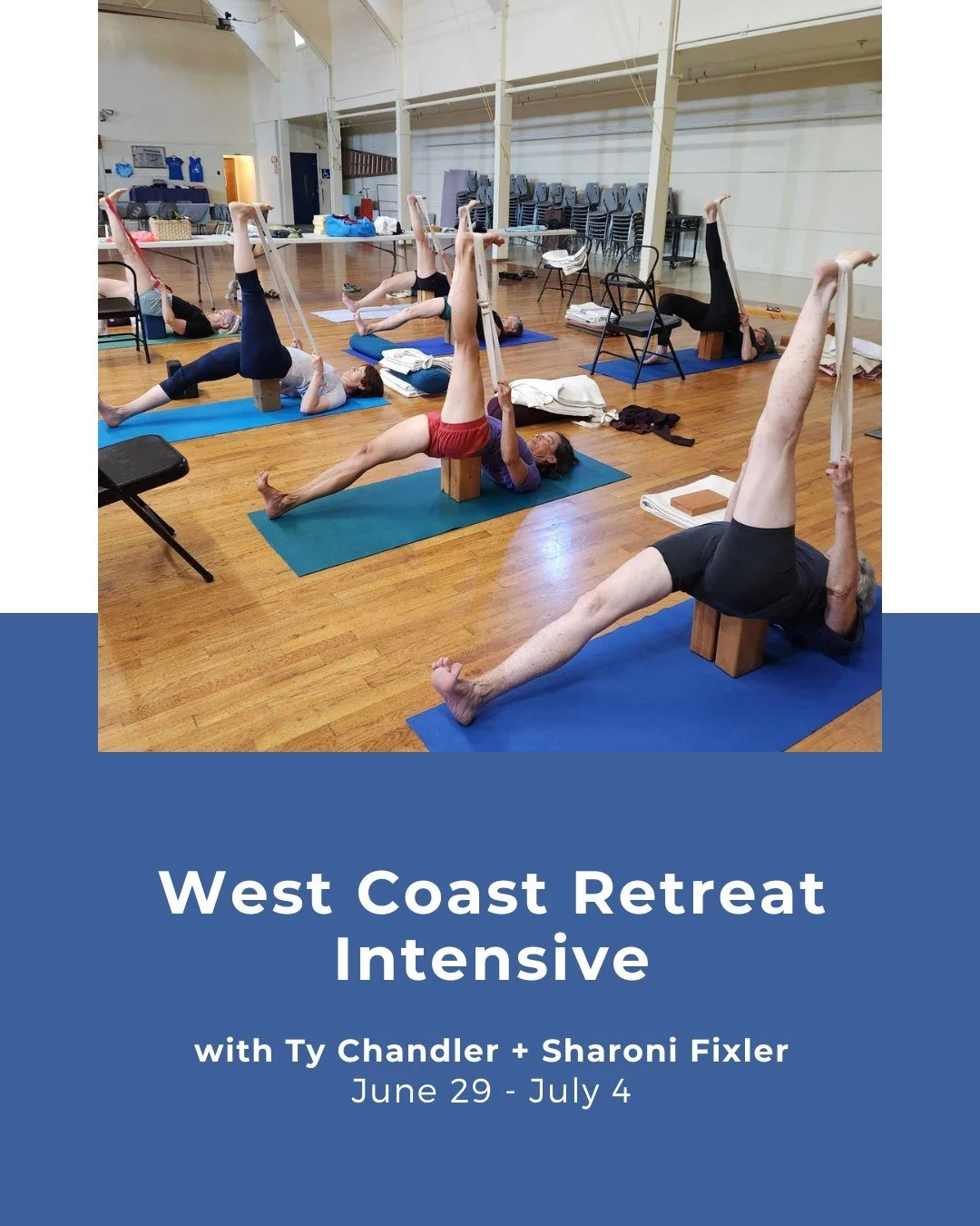 In these retreat intensives, we aim to create a daily structure with high-quality Iyengar instruction in a supportive atmosphere.

The week is thoughtfully sequenced to open the body, steady the nervous system and deepen awareness through sustained p