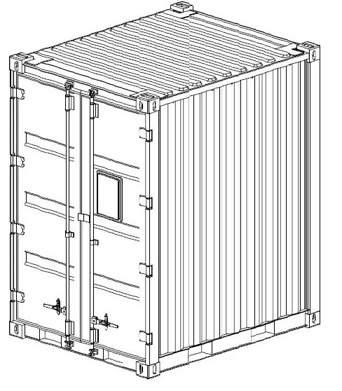 Custom Specialty ISO Military Containers Palatalized Load System ...