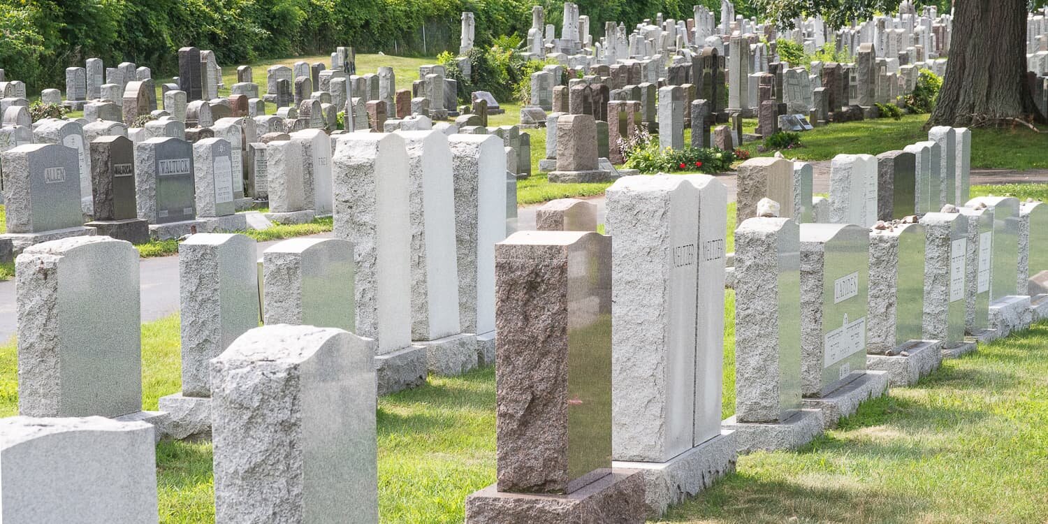 Stone Road Cemetery headstones Rochester, New York