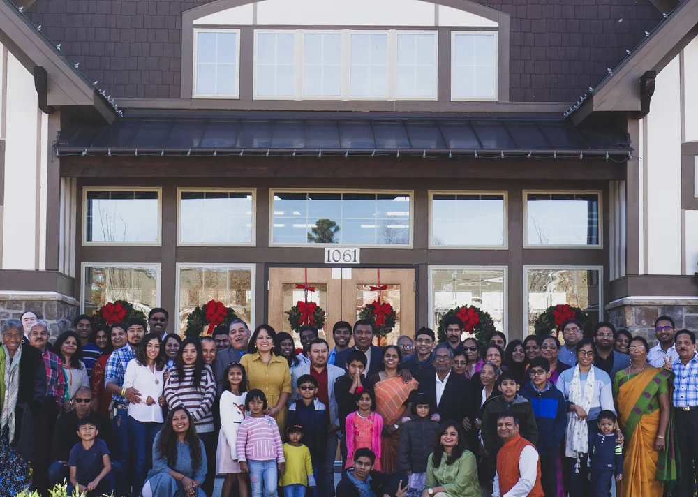 The BCF congregation together