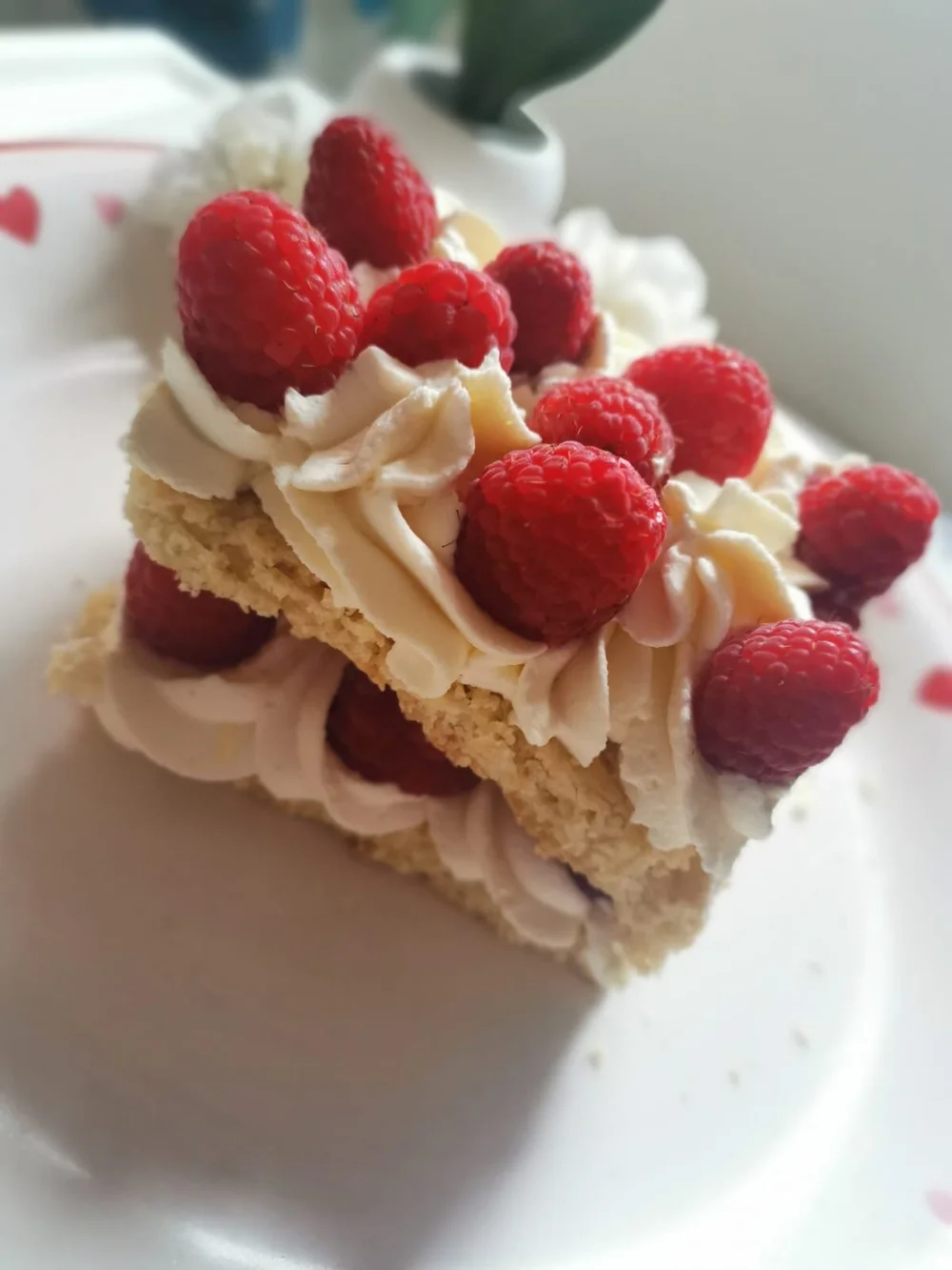 Gateau Ceto A La Framboise Et Chantilly Keto4lesskilos