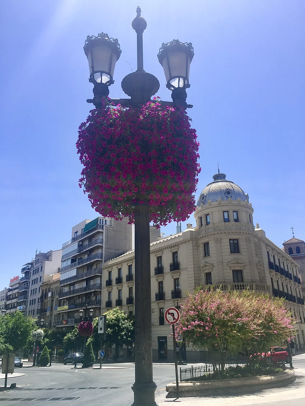  One of the town squares 