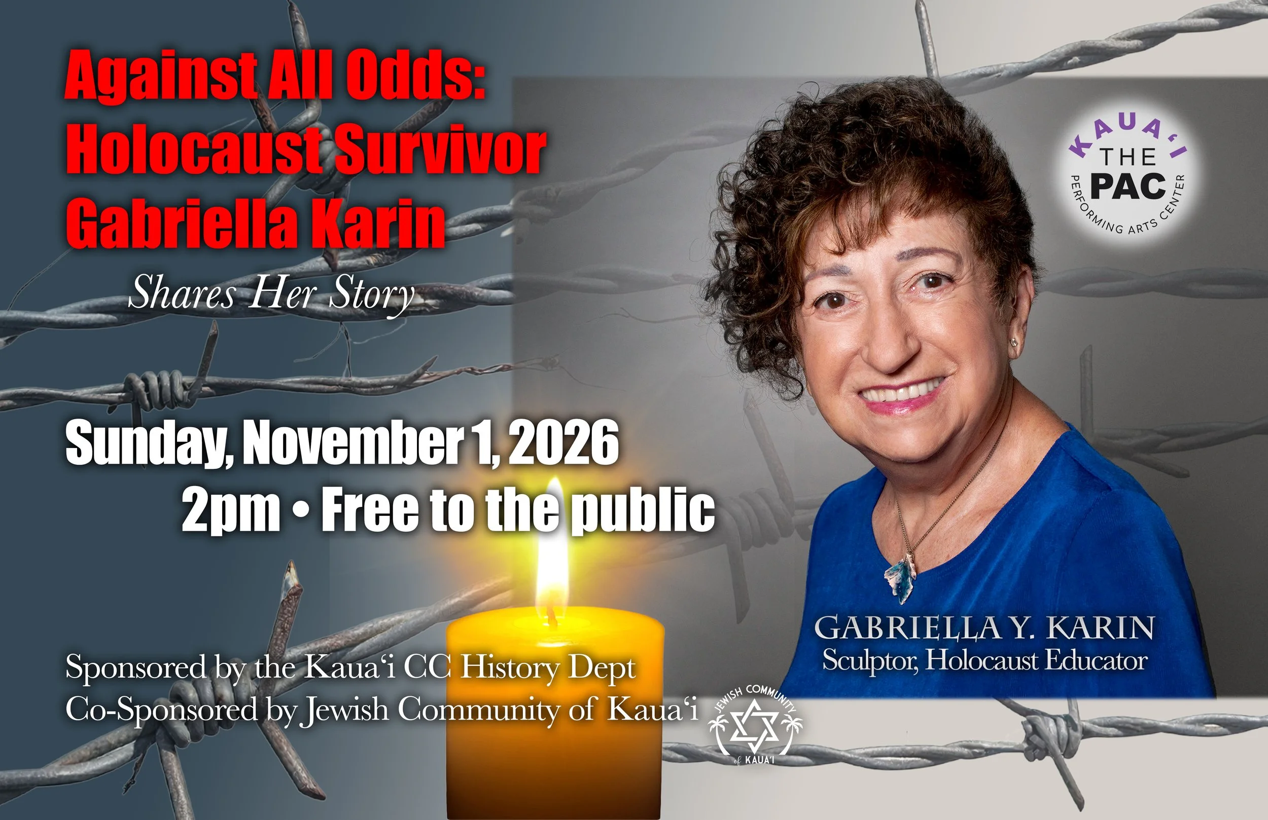 Holocaust Survivor speaks at KCC — November 1st