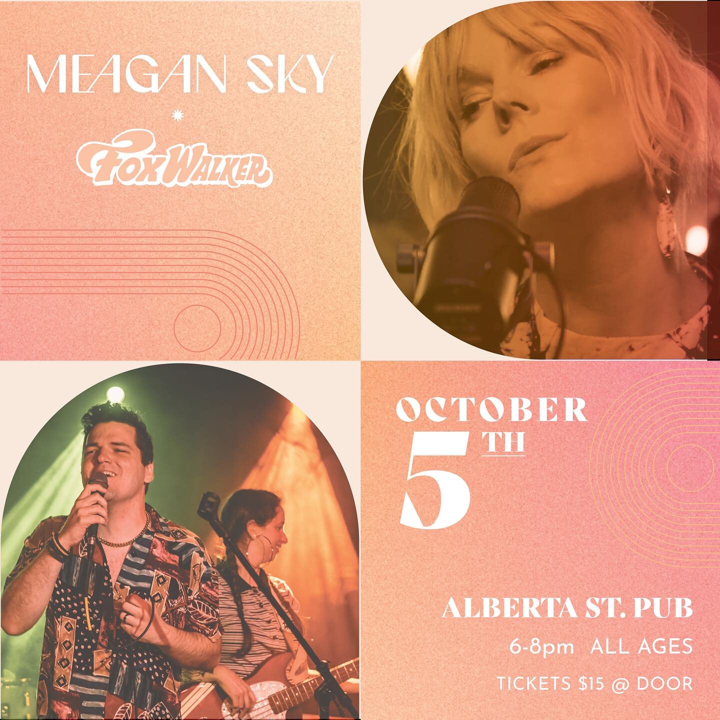 Super excited to be adding @foxwalkermusic to the bill at my upcoming show!!! 
🦊💃💗⚡️🔥

Join us for an uplifting, soulful night. Bring the kids. It&rsquo;s all ages! Tater tots for everyone!!! 

OCTOBER 5th
Alberta St Pub, Portland OR
6-8pm all ag
