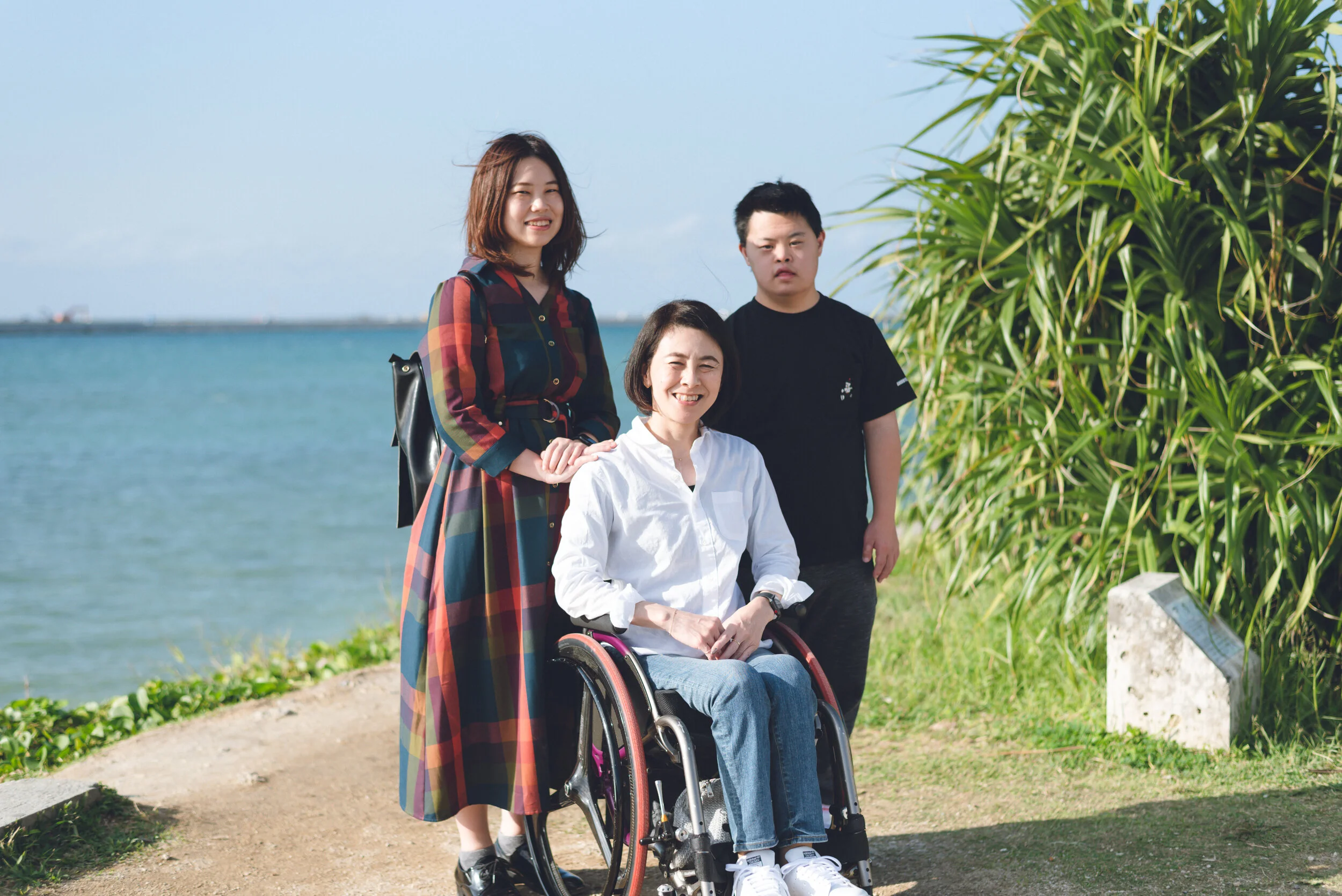 樹利佳さんに家族写真を撮ってもらいました