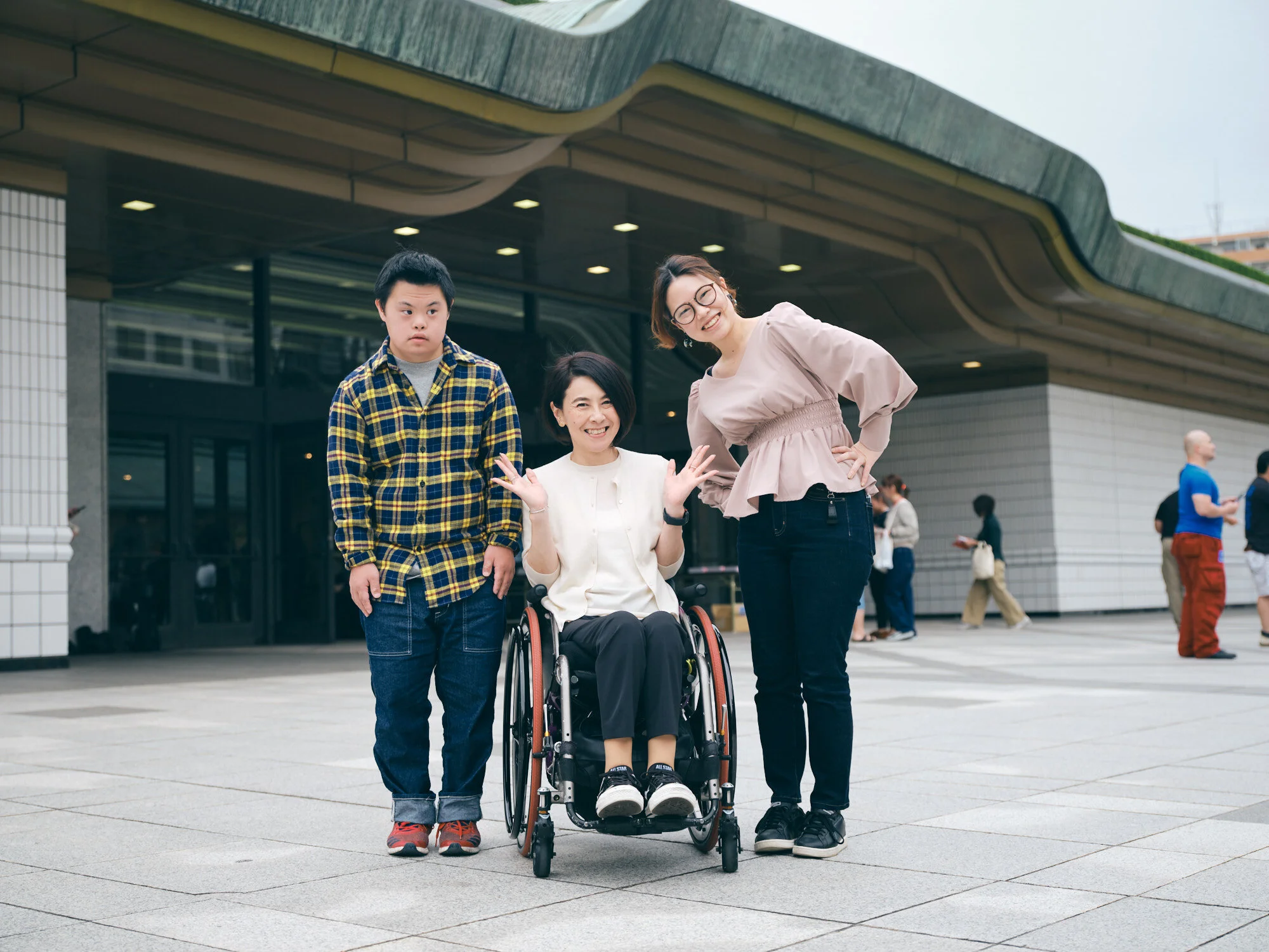 土田凌さんに、家族写真を撮ってもらいました